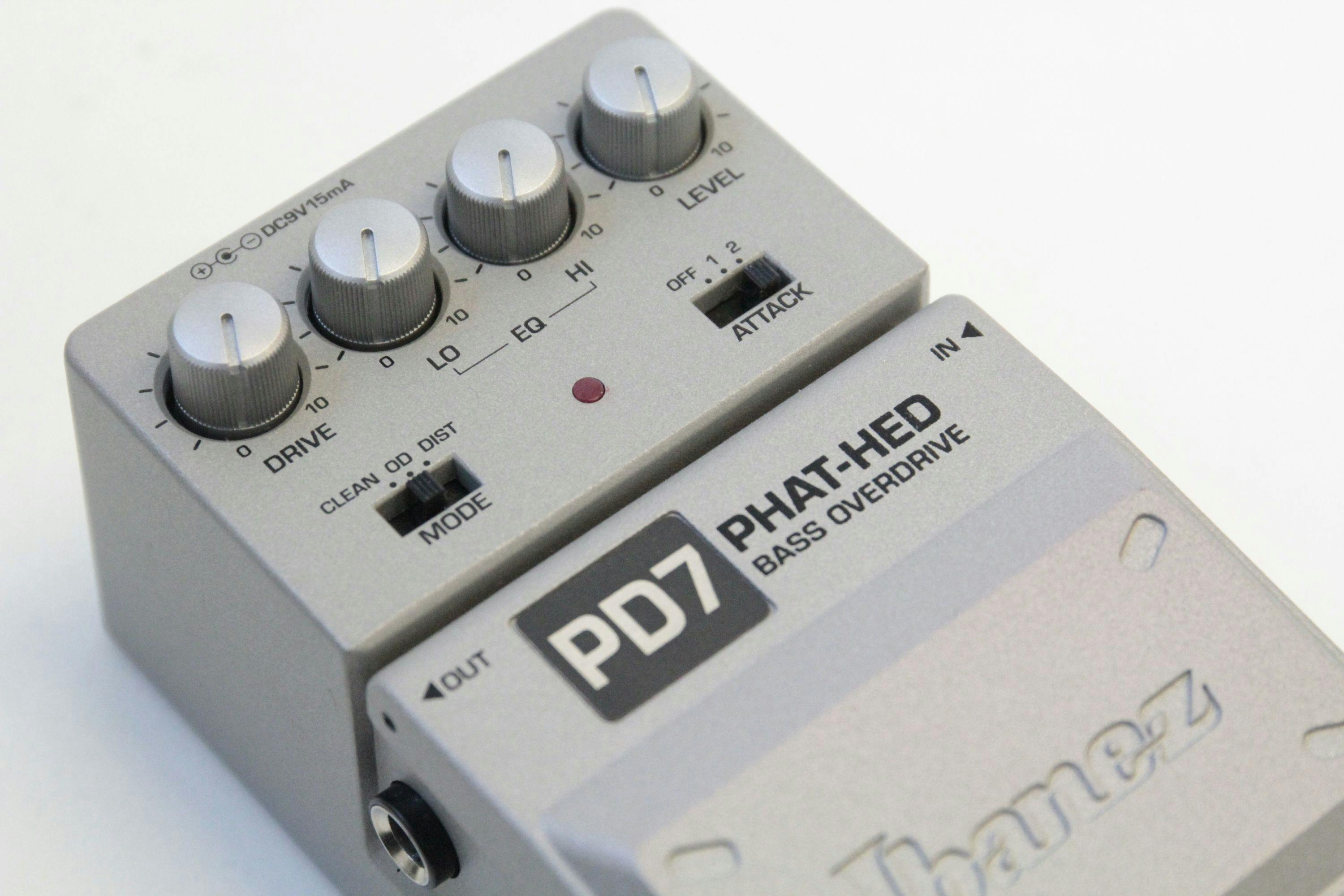 Second Hand Ibanez PD7 Phat Hed Bass Overdrive Pedal - Andertons